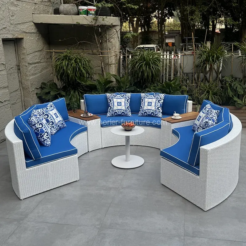 Perabot luaran yang disesuaikan dengan sofa rotan Perabot luaran yang disesuaikan dengan sofa rotan