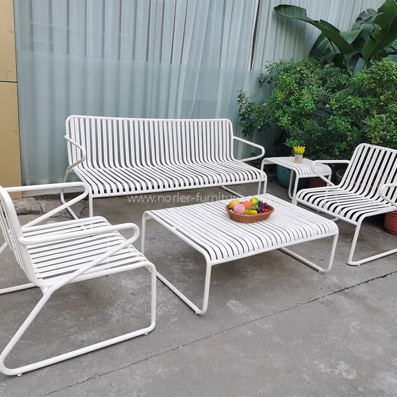 Karat tahan lama semua bingkai aluminium sofa luaran