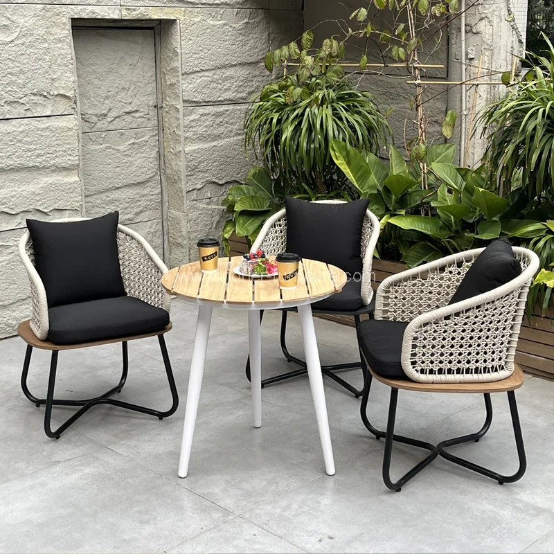 Bingkai Aluminium Luaran Pe Rattan Garden Set