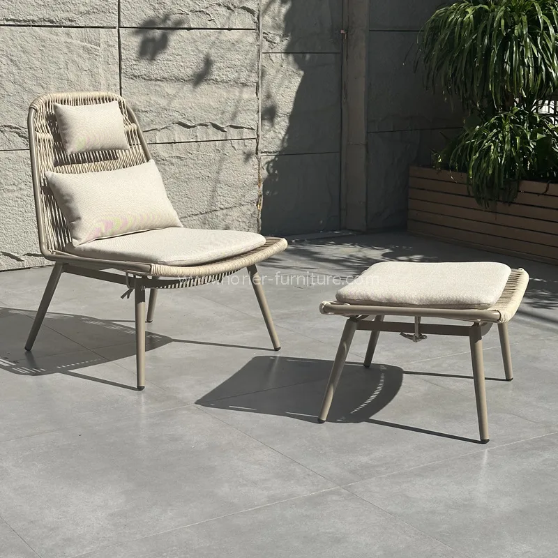 Tali Aluminium Luaran Menenun Kerusi Lantai Kejatuhan