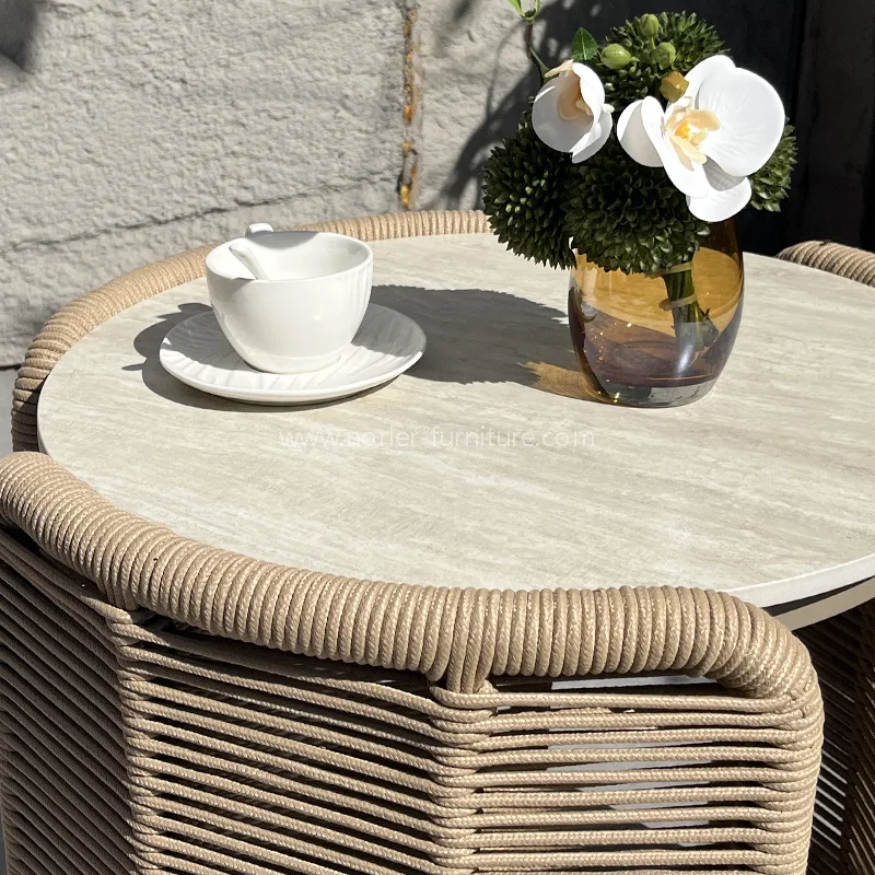 Tali Aluminium Luaran Menenun Kerusi Lantai Kejatuhan