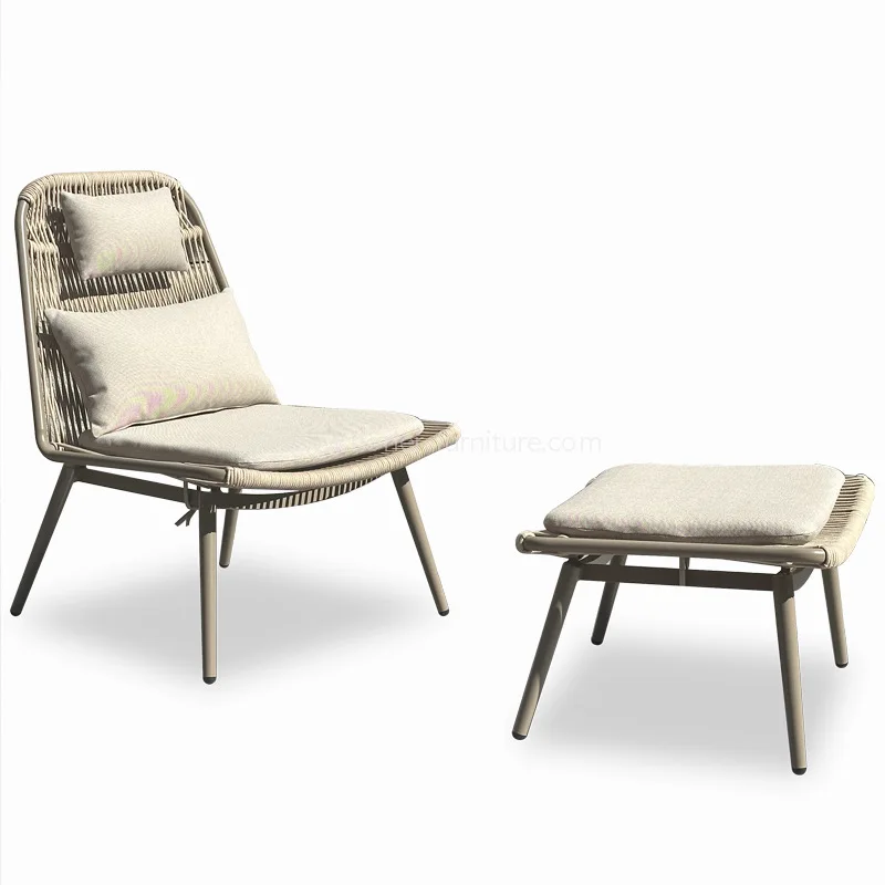 Tali Aluminium Luaran Menenun Kerusi Lantai Kejatuhan