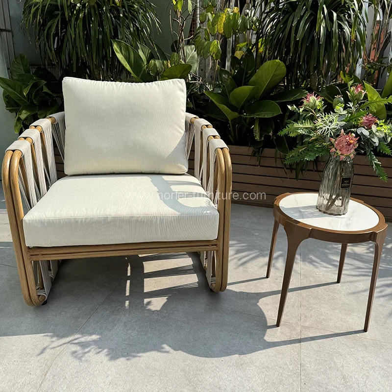 Set Taman Rope Balcony Rotan Outdoor