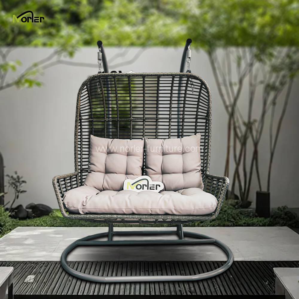 Perabot Luaran Pe Rattan Menggantung Kerusi Swing