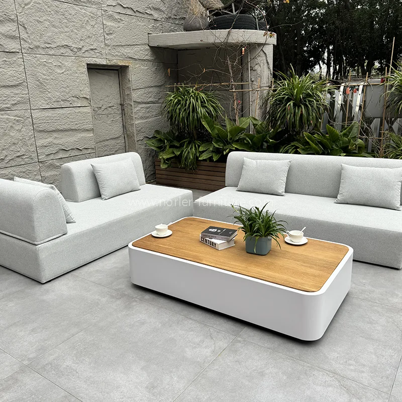 Set sofa kain bernafas kalis air di luar