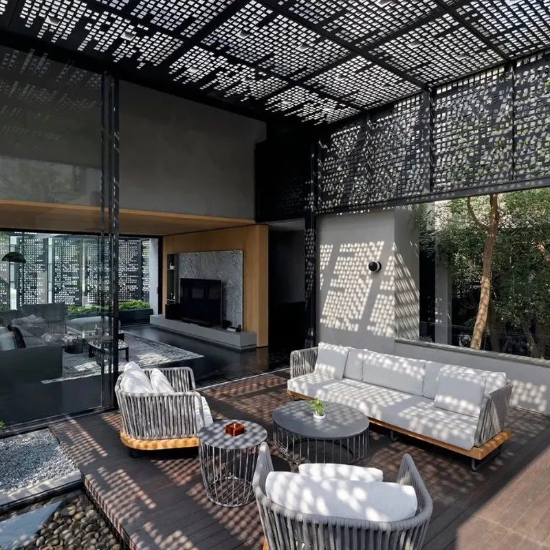 Projek Perabot Luaran yang disesuaikan dengan Villa High-End berjaya disampaikan