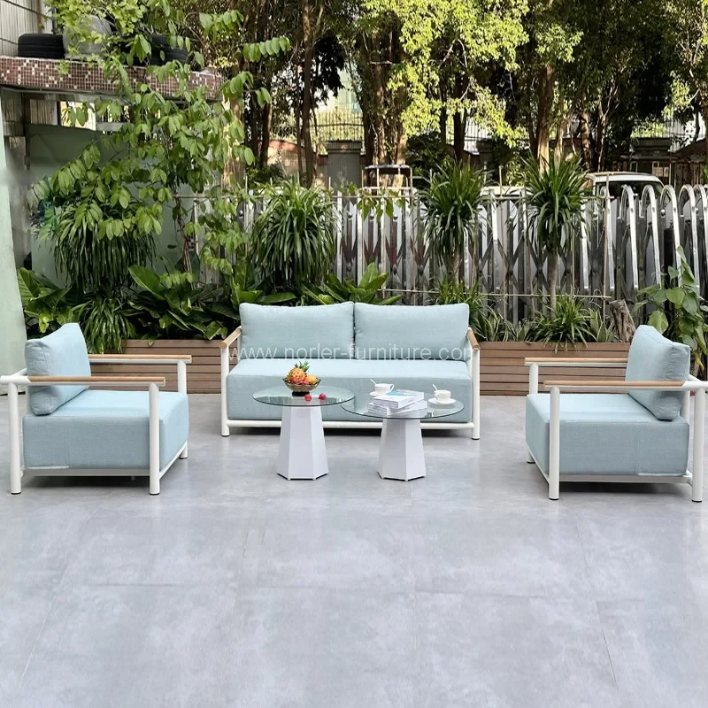 Set sofa bingkai aluminium ketebalan